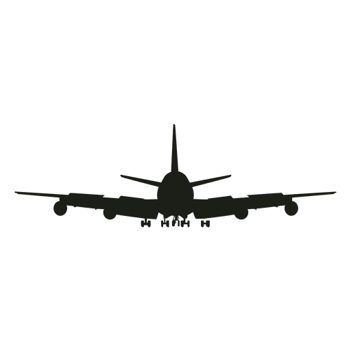 Airplane silhouette PNG Designs for T Shirt & Merch