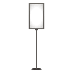Blank poster sign holder Blank poster sign holder