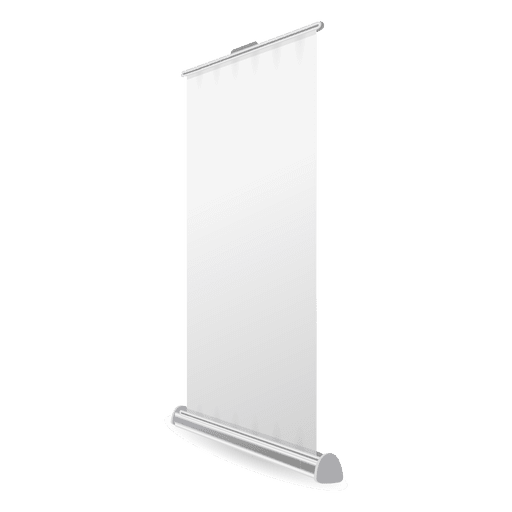 Blank rollup banner