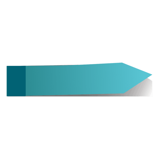 Adesivo de seta de nota auto-adesiva azul Desenho PNG