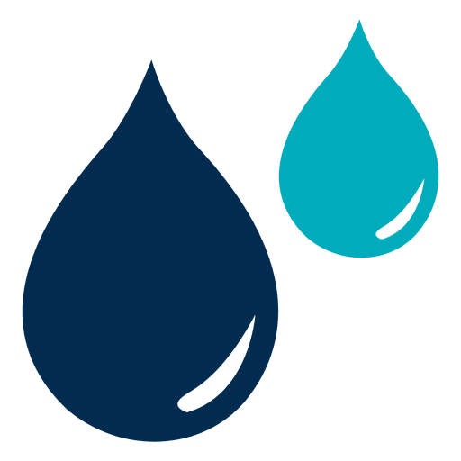 Ícone de gotas de água azul - Baixar PNG/SVG Transparente