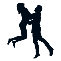 Boy Lifting Girlfriend Silhouette PNG & SVG Design For T-Shirts