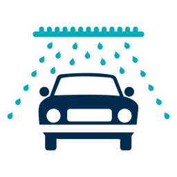 Ícone de carro no túnel de lavagem Desenho PNG