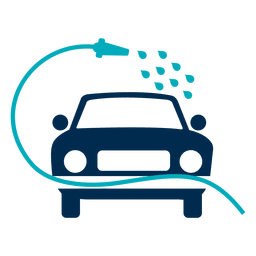 Carro lavado com mangueira Desenho PNG