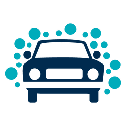 Ícone de carro com bolhas Desenho PNG