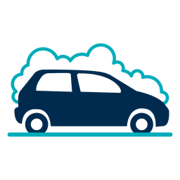Car with foam icon Transparent PNG