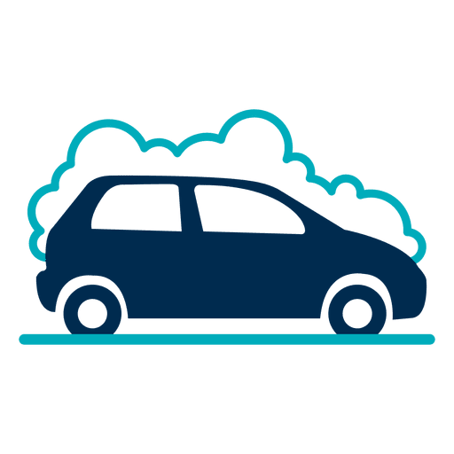Car with foam icon PNG Design