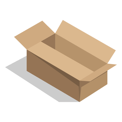 Cardboard box icon PNG Design