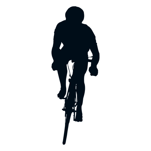 Radfahren Sprint Silhouette PNG-Design