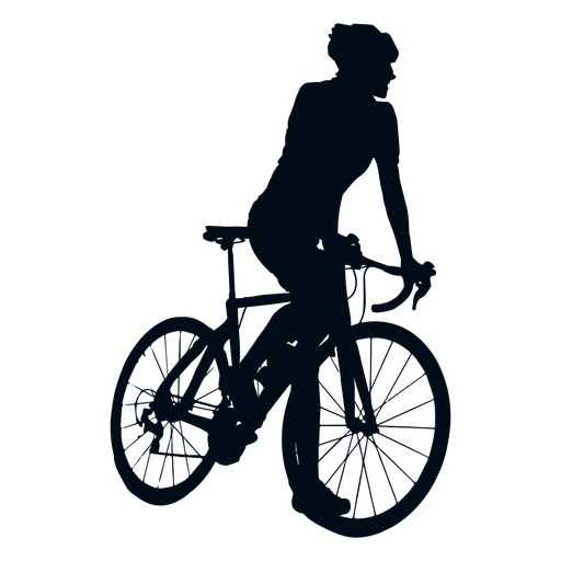 Ciclista escalada silueta - Descargar PNG/SVG transparente