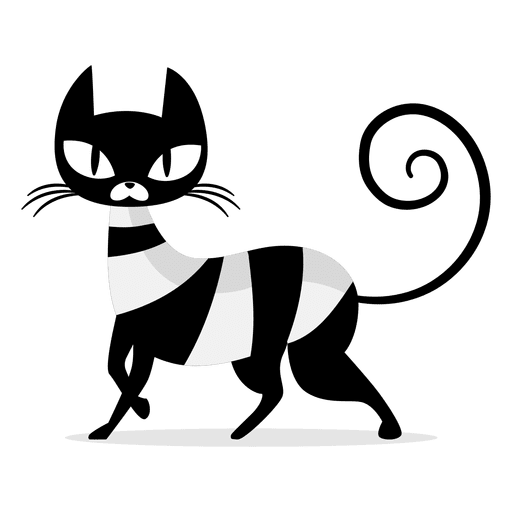 Desenhos Animados Desenhados à Mão E Clipart De Gato Preto PNG , Preto,  Desenho Animado, Pintado à Mão Imagem PNG e PSD Para Download Gratuito