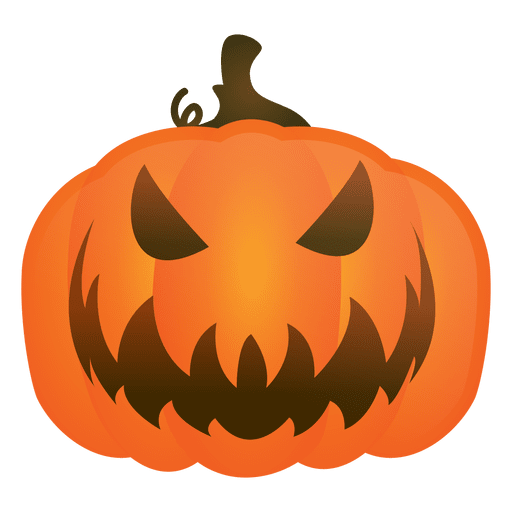 Abóbora de halloween má Desenho PNG