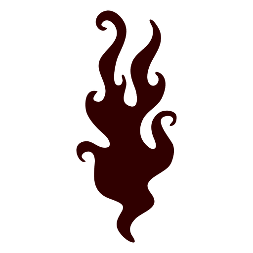 Design PNG E SVG De Desenho De Silhueta Negra De Chamas De Fogo Para  Camisetas