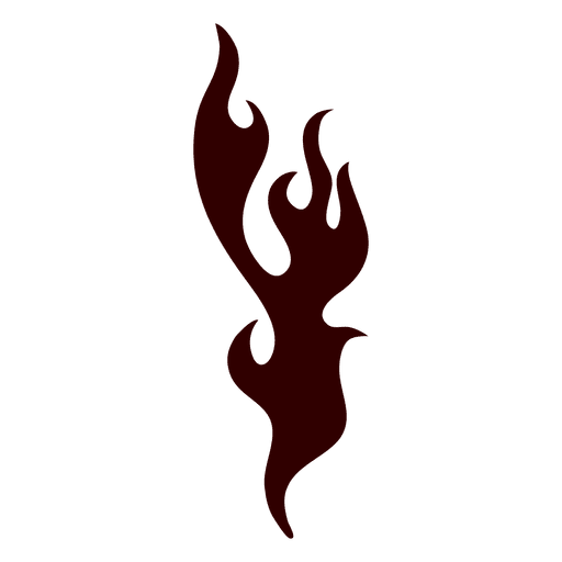 Design PNG E SVG De Símbolo De Fogo Ardente Para Camisetas