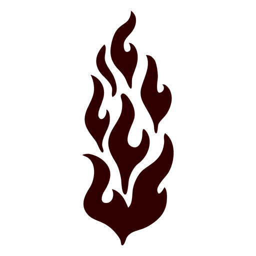 Design PNG E SVG De Desenho De Fogo Ardente Para Camisetas