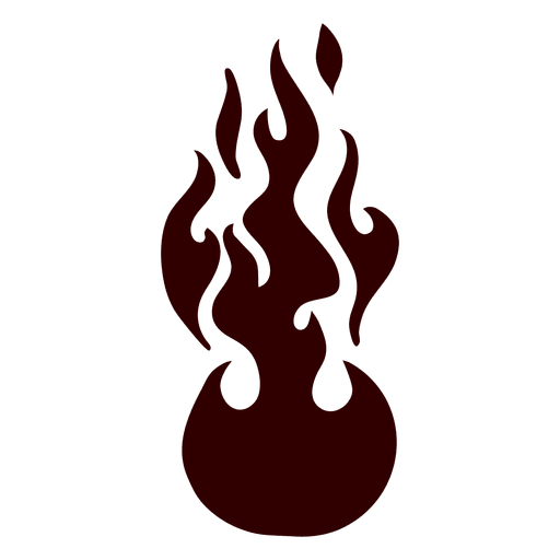 Design PNG E SVG De Ilustração De Gradiente De Fogo Para Camisetas