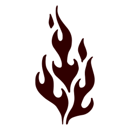 Flame Silhouette Icon Transparent Png Svg Vector File