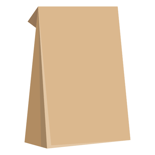 Food paper bag PNG Design