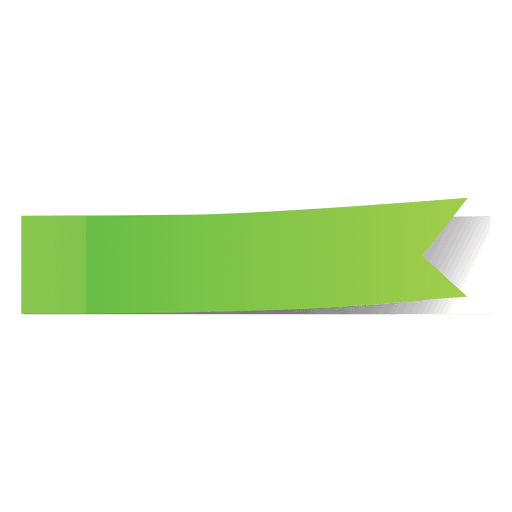 Green page marker sticker PNG Design