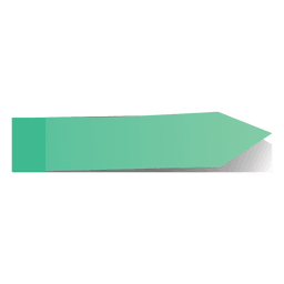 Green arrow sticker PNG Design