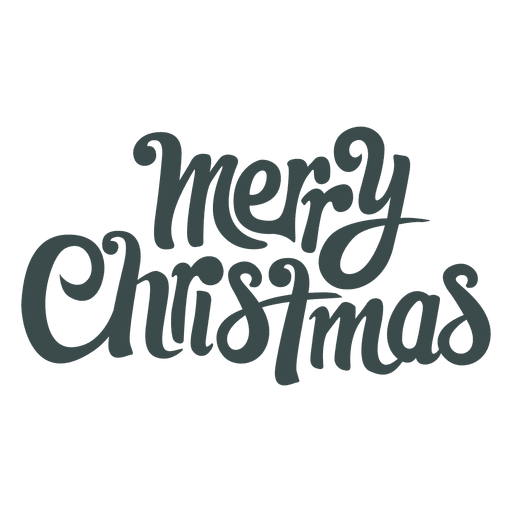 Grooviger Weihnachtsgruß-Schriftzug PNG-Design