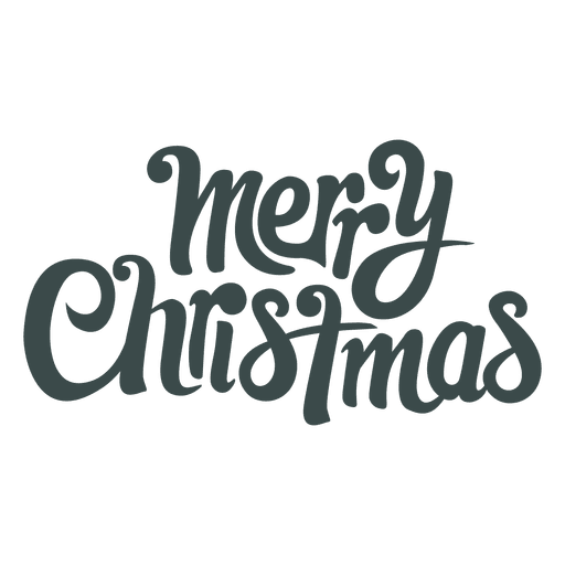 Groovy christmas greetings lettering PNG Design