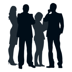 Business People Silhouette Transparent Png Svg Vector File