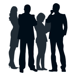 Gruppenleute Schattenbild Gruppenleute Schattenbild PNG-Design