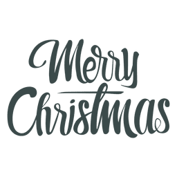 Letras de saludos de navidad manuscritas Diseño PNG