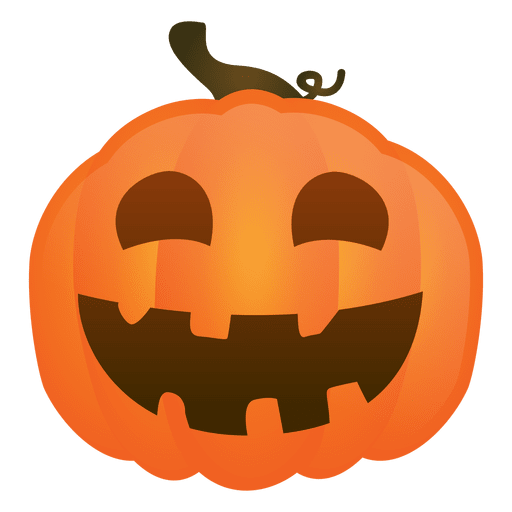 Glücklicher Halloween-Kürbis PNG-Design