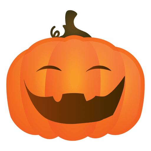 Laughing halloween pumpkin