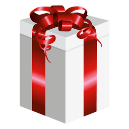 Lange Geschenkverpackung PNG-Design