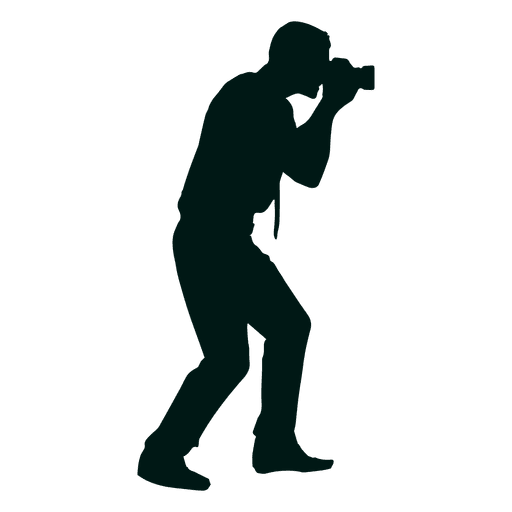 Man Photographer Shooting Silhouette Transparent Png Svg Vector File