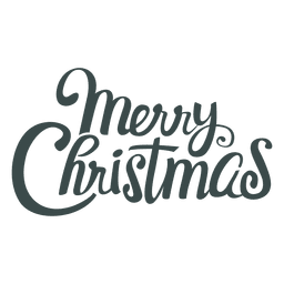 Feliz navidad hermosas letras Transparent PNG