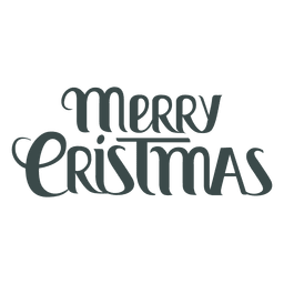 Merry Christmas Elegant Lettering PNG & SVG Design For T-Shirts