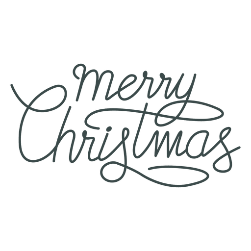 Frohe Weihnachten Hand Schriftzug - Transparenter PNG und SVG-Vektor