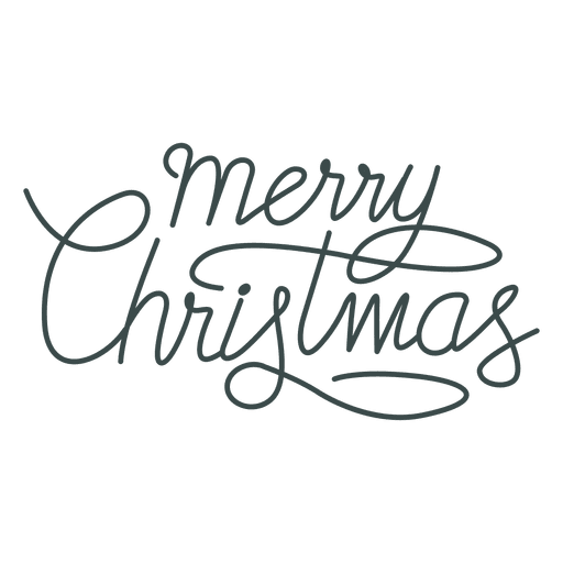 Merry Christmas Hand Lettering Transparent Png Svg Vector File