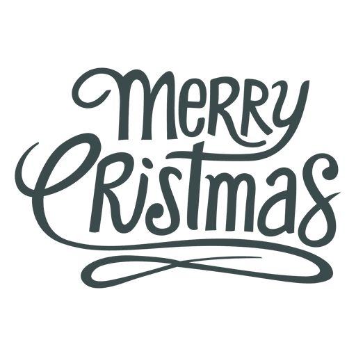 Nice christmas greetings lettering PNG Design