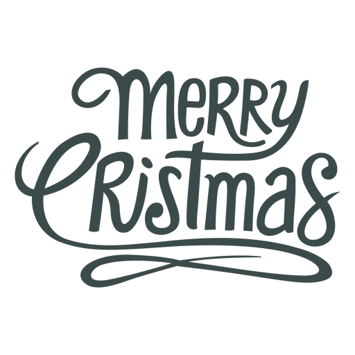 Merry Christmas Greeting Transparent PNG & SVG Vector