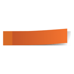 Orangefarbener Haftnotizmarker PNG-Design Transparent PNG