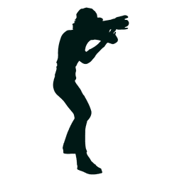 Fotógrafo tirando silhueta da foto Desenho PNG