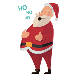 Santa laughing cartoon PNG Design Transparent PNG