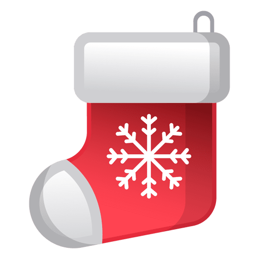 Shiny christmas sock icon PNG Design