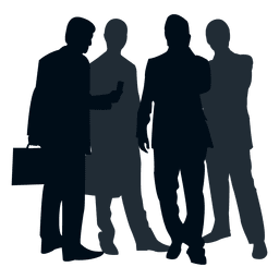 Team people silhouette PNG Design