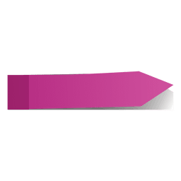 Violetter Haftnotiz-Pfeilaufkleber PNG-Design