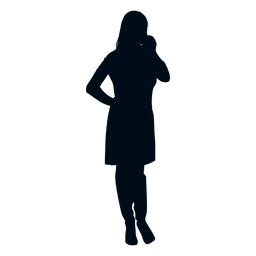 Woman drinking silhouette PNG Design Transparent PNG