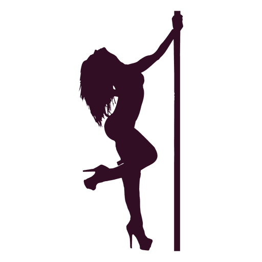 Frau erotische Tanzschattenbild PNG-Design