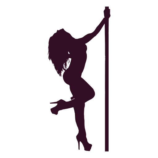 Silhueta de dança erótica feminina Desenho PNG