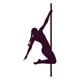 Silhueta de mulher dançarina Desenho PNG