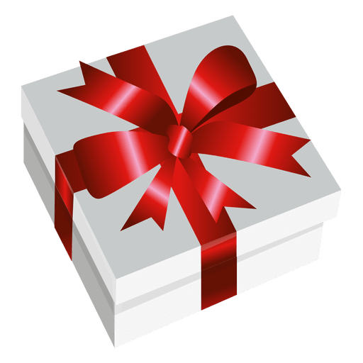 Verpackte Geschenkbox PNG-Design